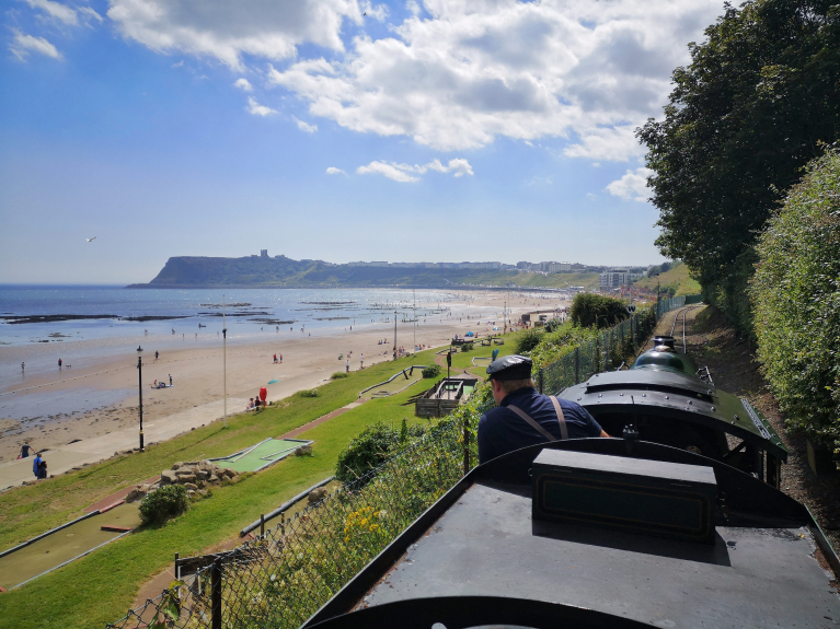 Views of the Beach at Scarborough North Bay Railway